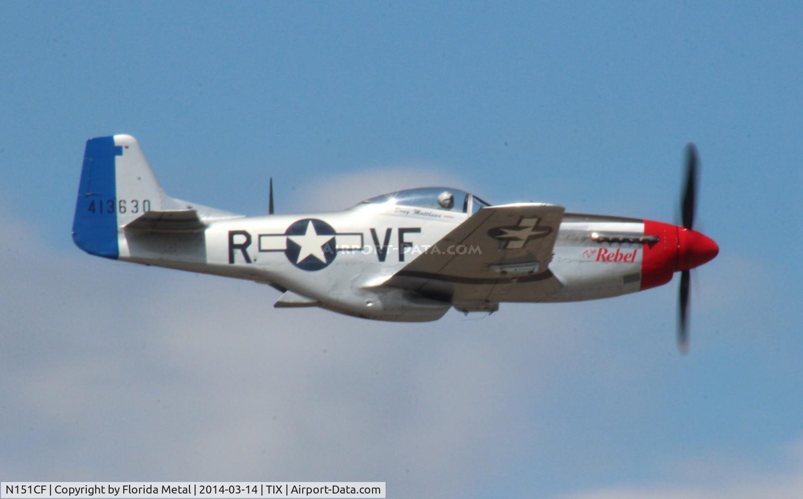 N151CF, 1944 North American P-51D Mustang C/N 44-84933N, the Rebel