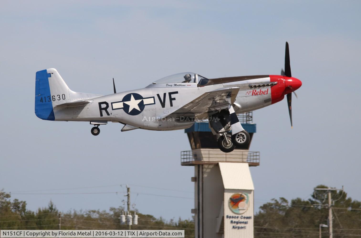 N151CF, 1944 North American P-51D Mustang C/N 44-84933N, The Rebel