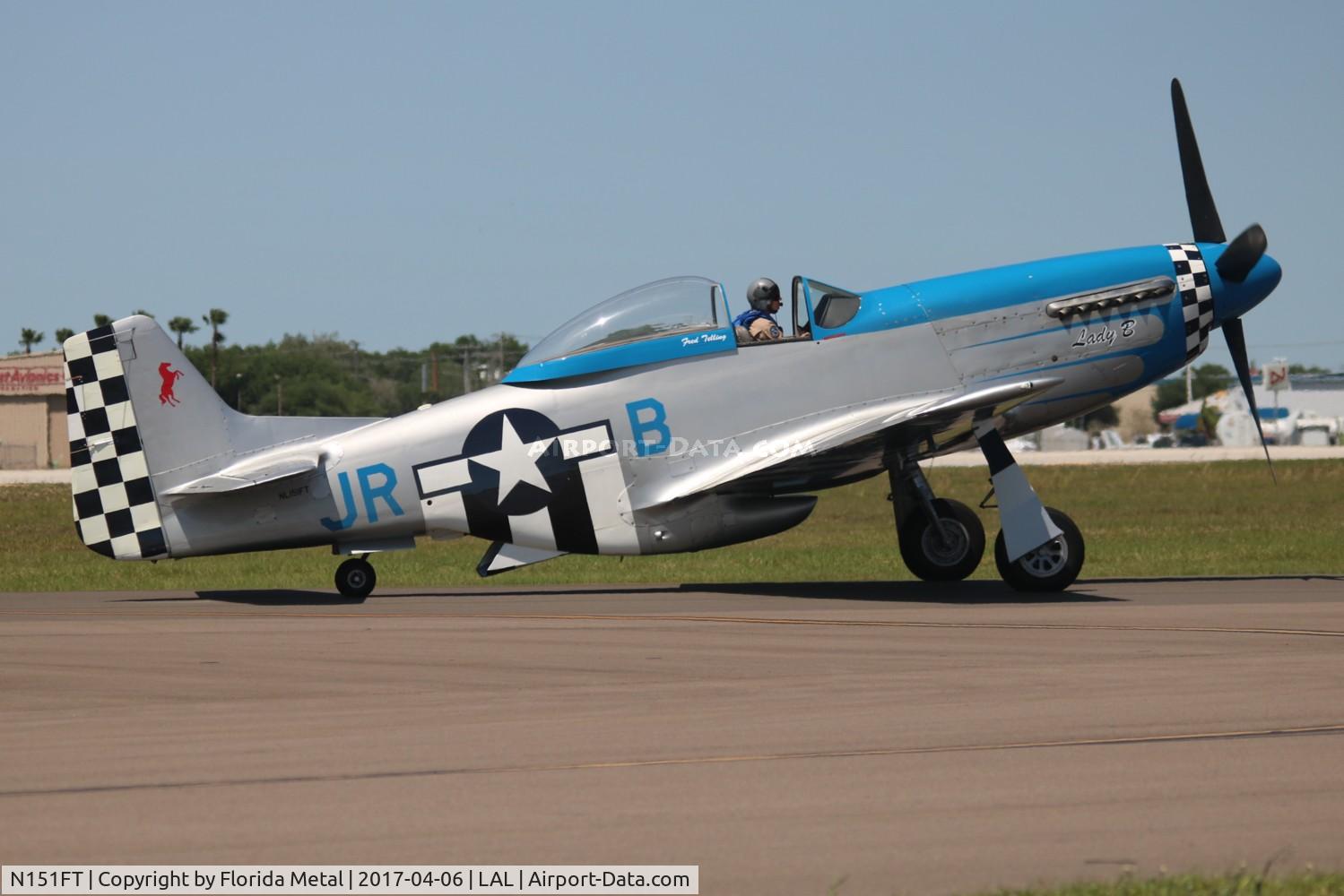 N151FT, 1945 North American P-51D Mustang C/N 44-74506, Lady B