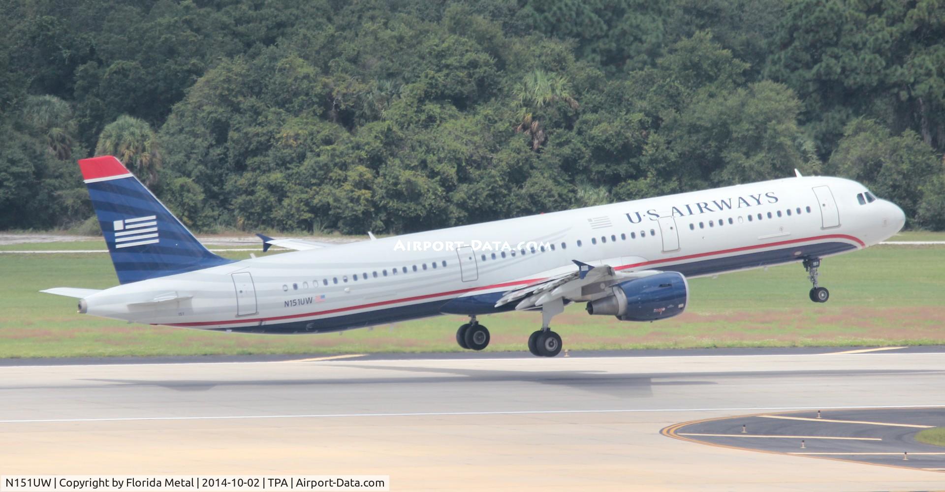 N151UW, 2013 Airbus A321-211 C/N 5513, US Airways