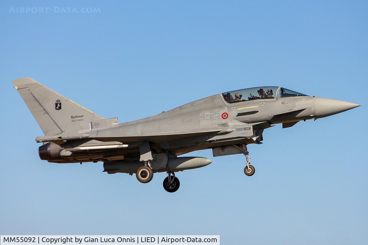 MM55092, 2003 Eurofighter EF-2000 Typhoon T C/N IT001, LANDING