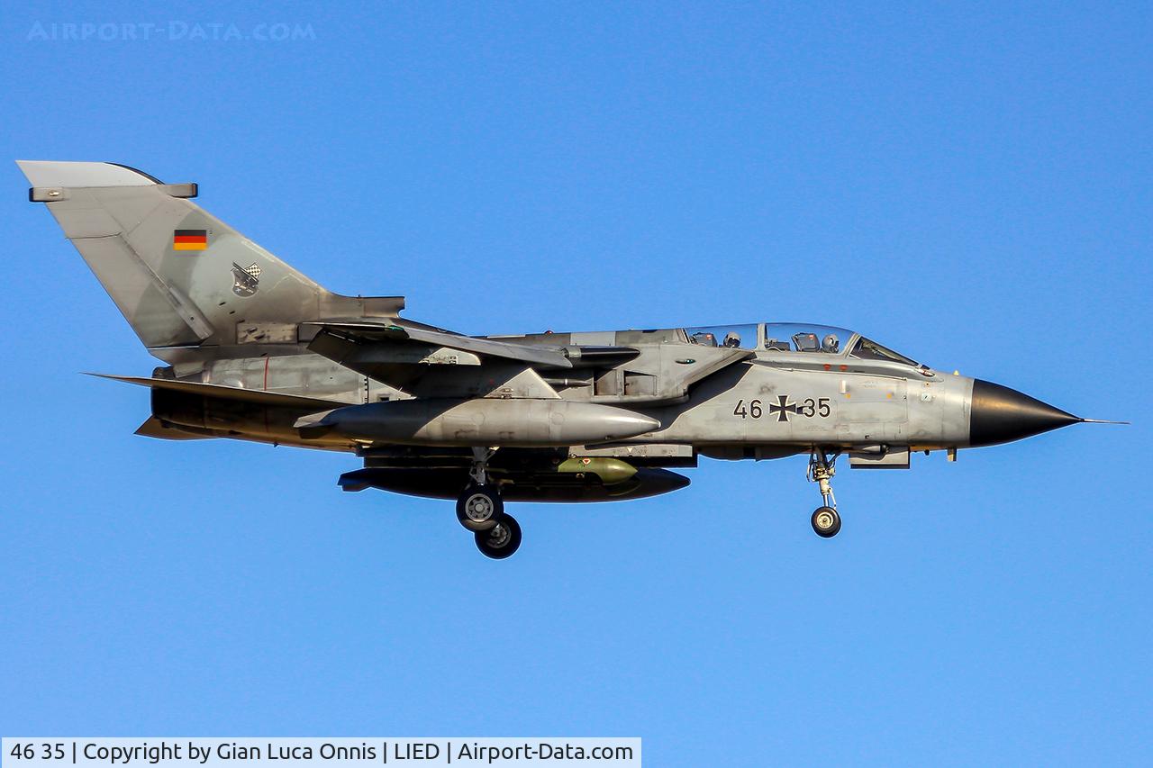 46 35, Panavia Tornado ECR C/N 848/GS268/4335, LANDING
