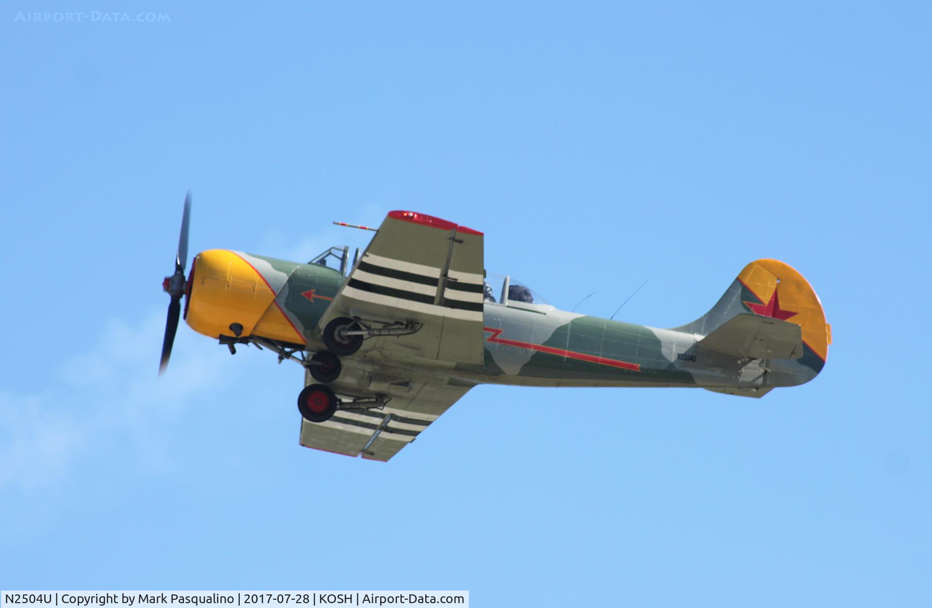 N2504U, 1987 Yakovlev Yak-52 C/N 878012, YAK-52