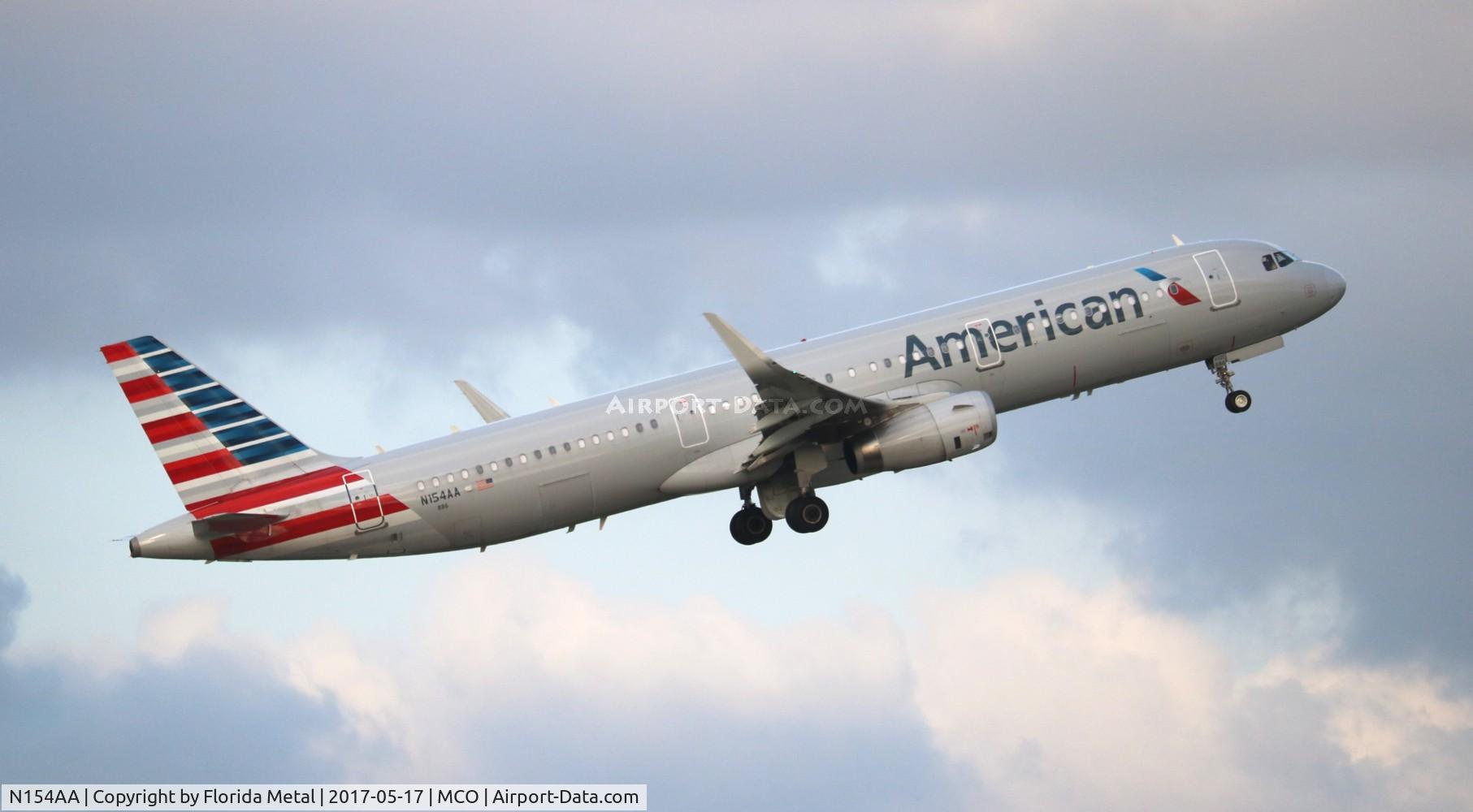 N154AA, 2016 Airbus A321-231 C/N 6928, American