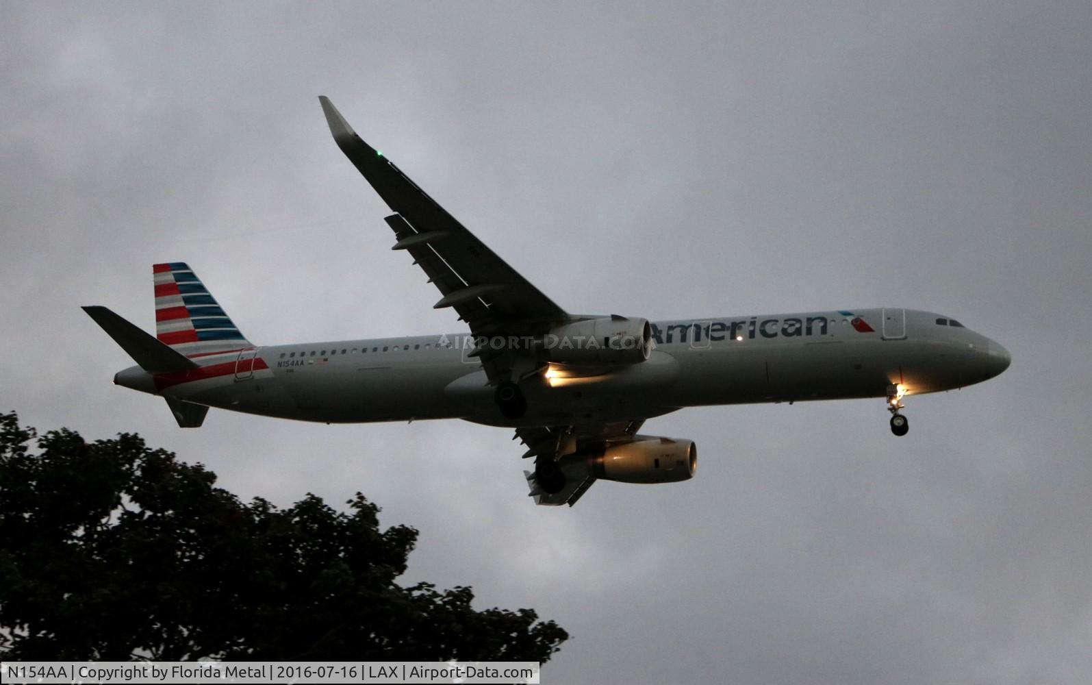 N154AA, 2016 Airbus A321-231 C/N 6928, American