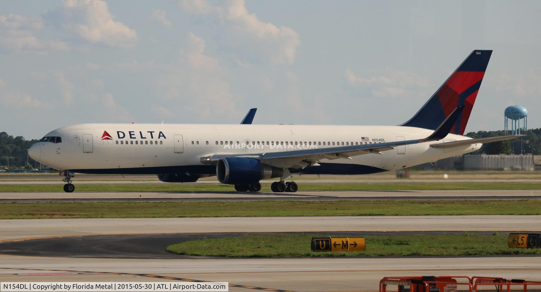 N154DL, 1991 Boeing 767-3P6 C/N 25241, Delta