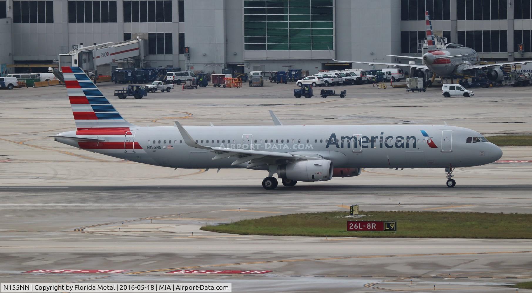 N155NN, 2016 Airbus A321-231 C/N 6940, American