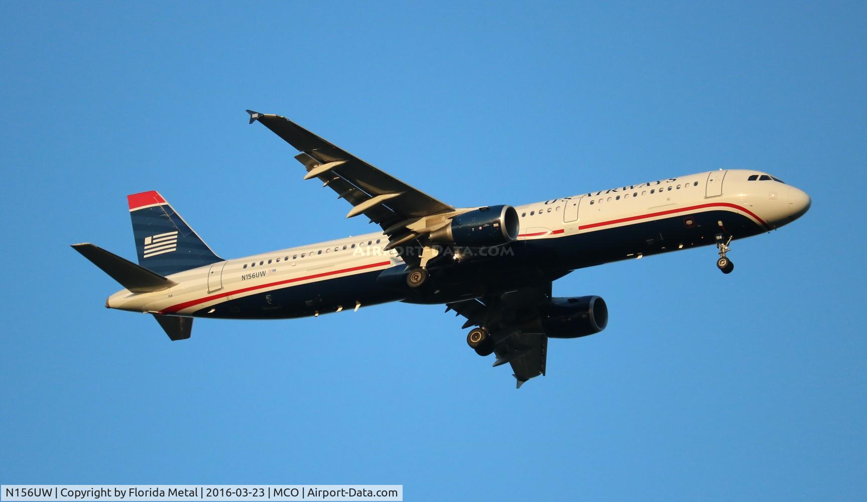 N156UW, 2013 Airbus A321-211 C/N 5684, US Airways