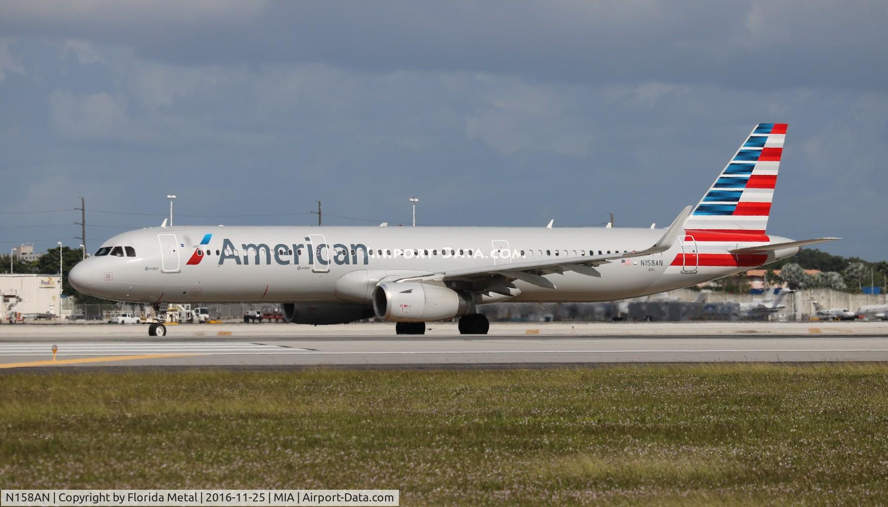 N158AN, 2016 Airbus A321-231 C/N 7009, American
