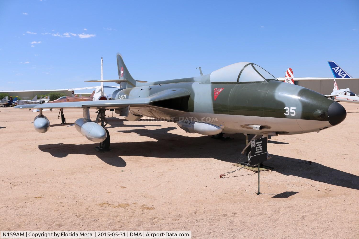 N159AM, Hawker Hunter F.58 C/N 41H-697402, Hawker Hunter