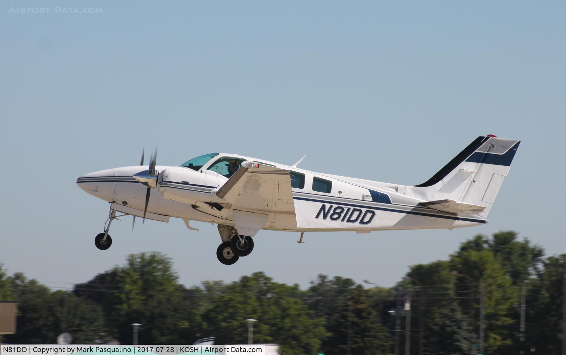 N81DD, 1980 Beech 58 Baron C/N TH-1212, Beech 58