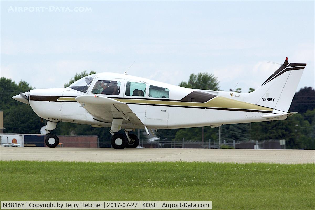 N3816Y, 1981 Beech C23 Sundowner 180 C/N M-2304, At 2017 EAA AirVenture at Oshkosh