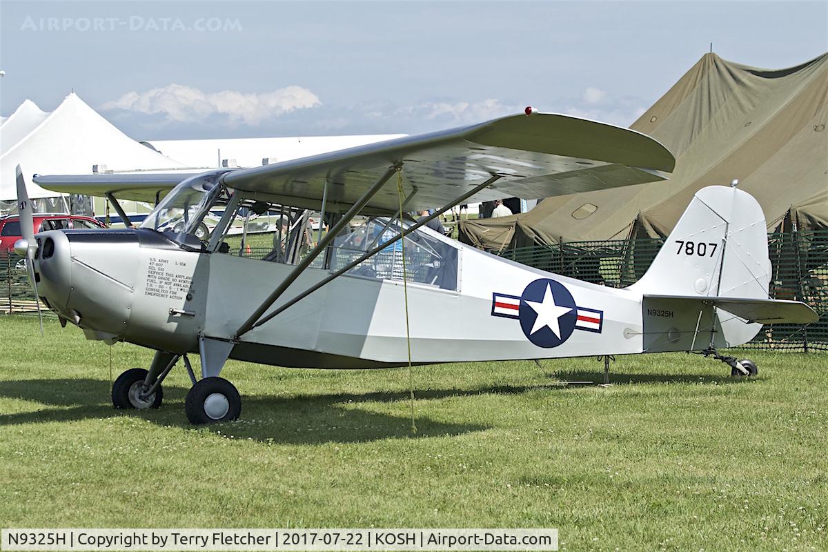 N9325H, Aeronca 7BCM C/N 47-807, At 2017 EAA AirVenture at Oshkosh