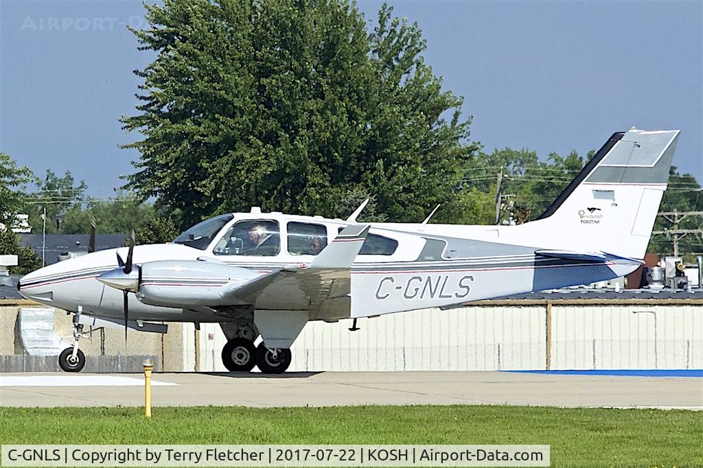 C-GNLS, 1974 Beech E-55 Baron Baron C/N TE-944, At 2017 EAA AirVenture at Oshkosh