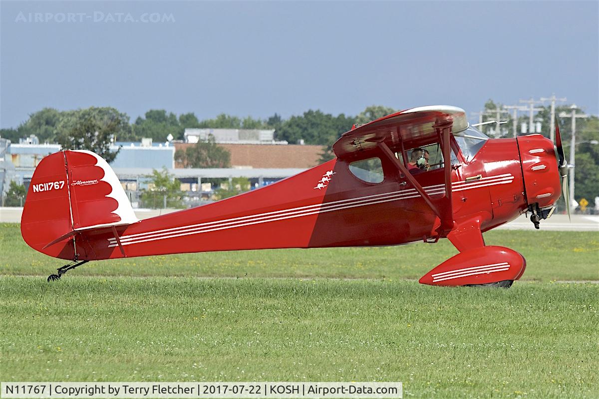 N11767, 1935 Monocoupe 90A C/N A696, At 2017 EAA AirVenture at Oshkosh