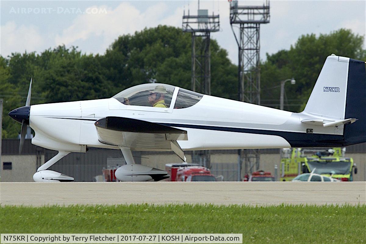 N75KR, 2001 Vans RV-6A C/N 60533, At 2017 EAA AirVenture at Oshkosh