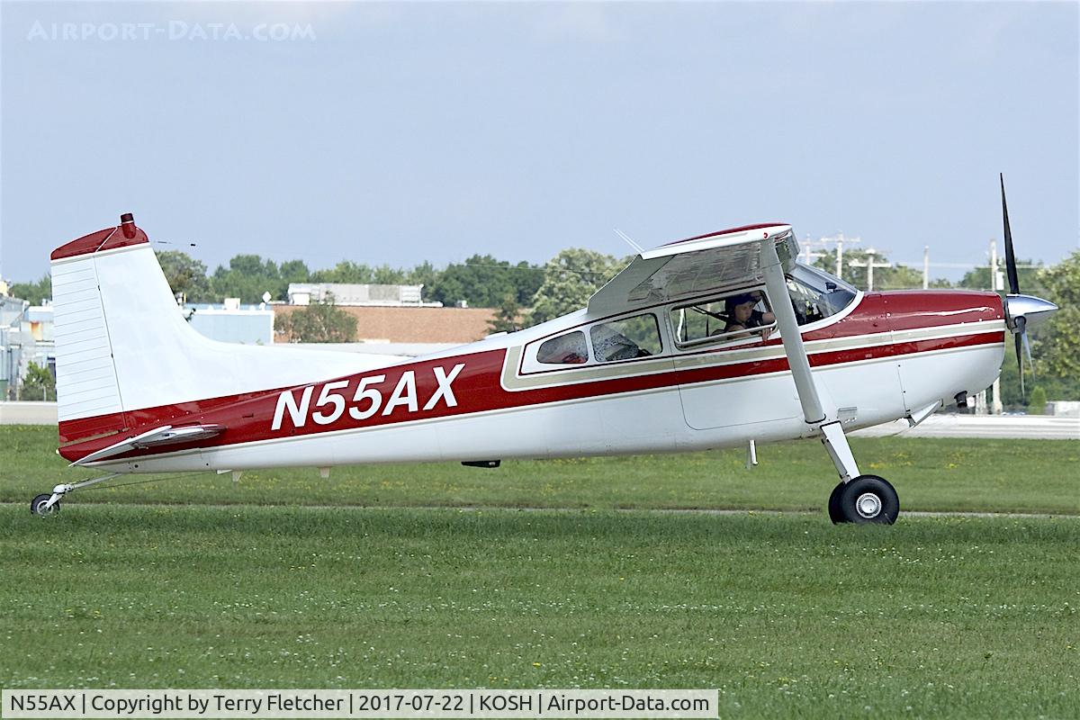 N55AX, 1964 Cessna 185C Skywagon C/N 185-0723, At 2017 EAA AirVenture at Oshkosh