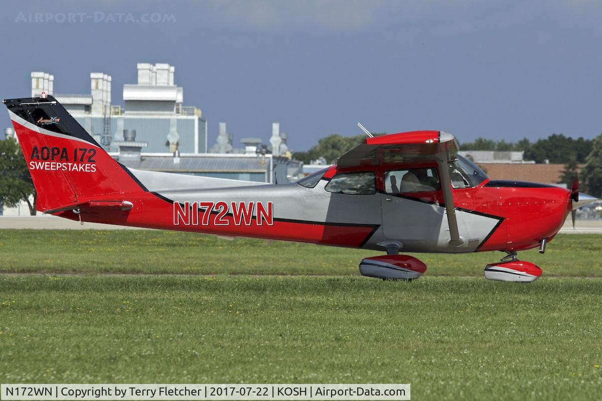 N172WN, 1978 Cessna 172N C/N 17270565, At 2017 EAA AirVenture at Oshkosh