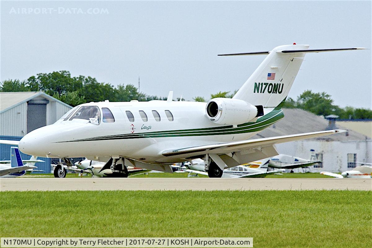 N170MU, 1996 Cessna 525 CitationJet C/N 525-0170, At 2017 EAA AirVenture at Oshkosh