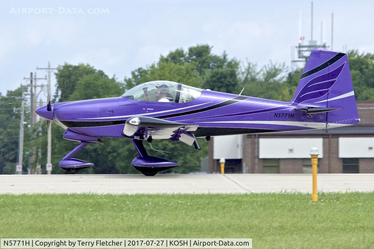 N5771H, 2014 Vans RV-9A C/N 91894, At 2017 EAA AirVenture at Oshkosh