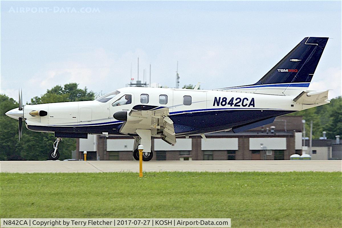 N842CA, 2013 Socata TBM-700 C/N 672, At 2017 EAA AirVenture at Oshkosh