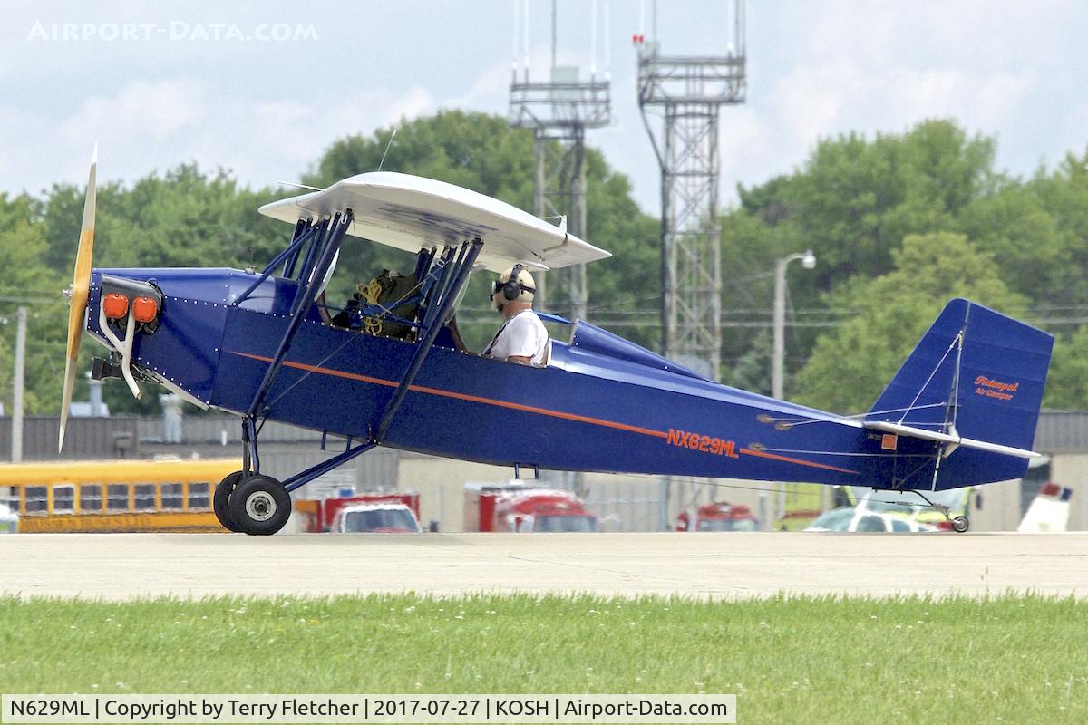 N629ML, Pietenpol Air Camper C/N 001, At 2017 EAA AirVenture at Oshkosh
