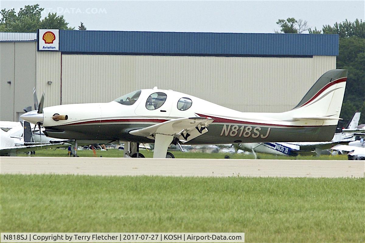 N818SJ, Lancair Evolution C/N EVO-011, At 2017 EAA AirVenture at Oshkosh