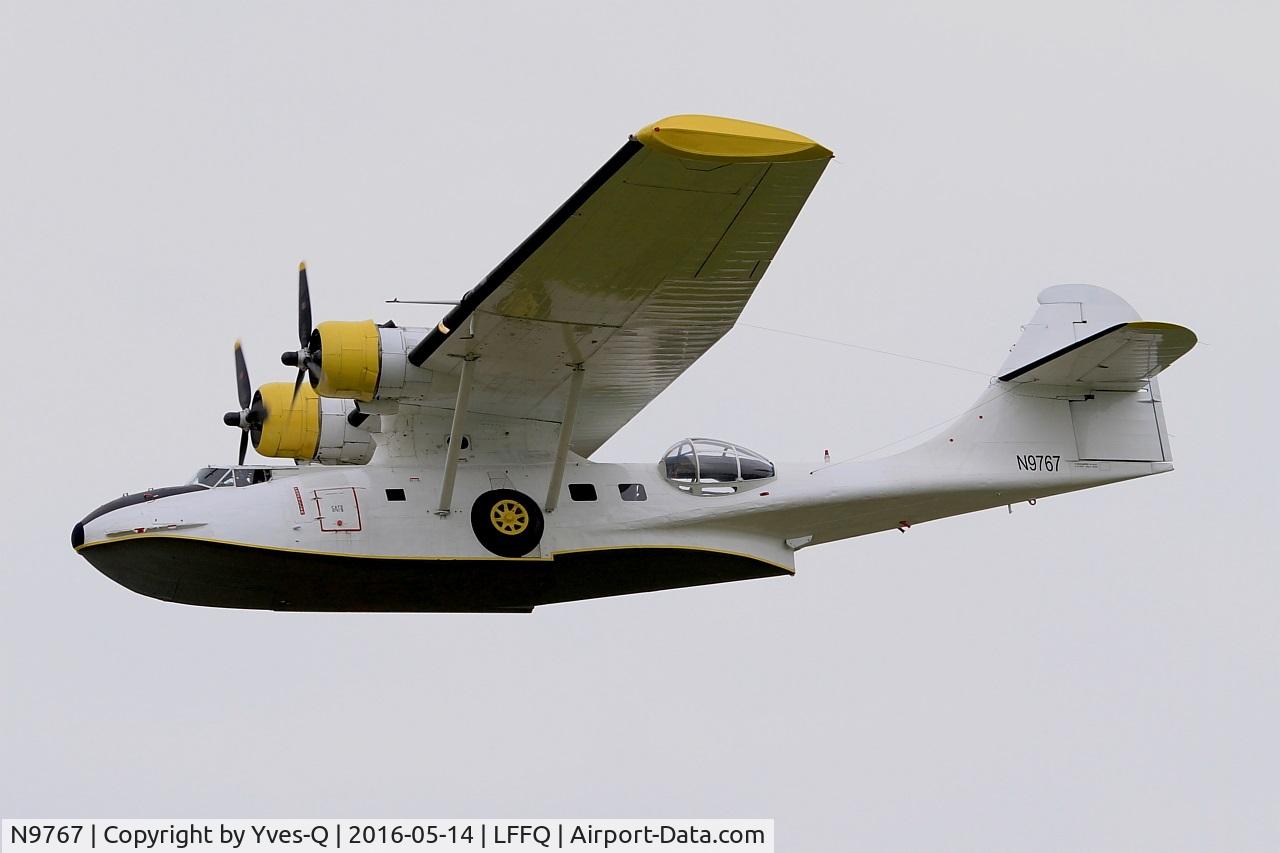 N9767, 1942 Boeing PBY-5A Catalina C/N 9767, Consolidated Vultee PBY-5A Catalina, On display, La Ferté-Alais airfield (LFFQ) Air show 2016
