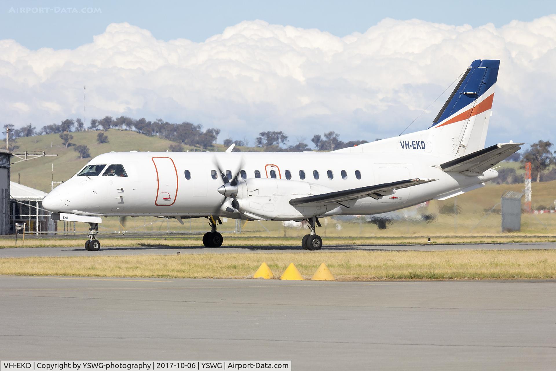 VH-EKD, 1989 Saab 340A C/N 340A-155A, Regional Express (VH-EKD) Saab 340A at Wagga Wagga