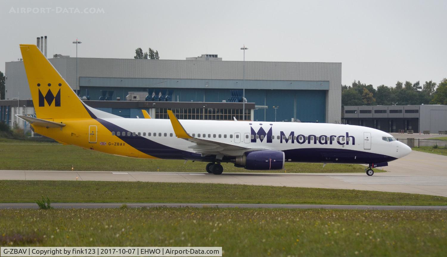 G-ZBAV, 2010 Boeing 737-82R C/N 40874, Monarch 737 at woensdrecht