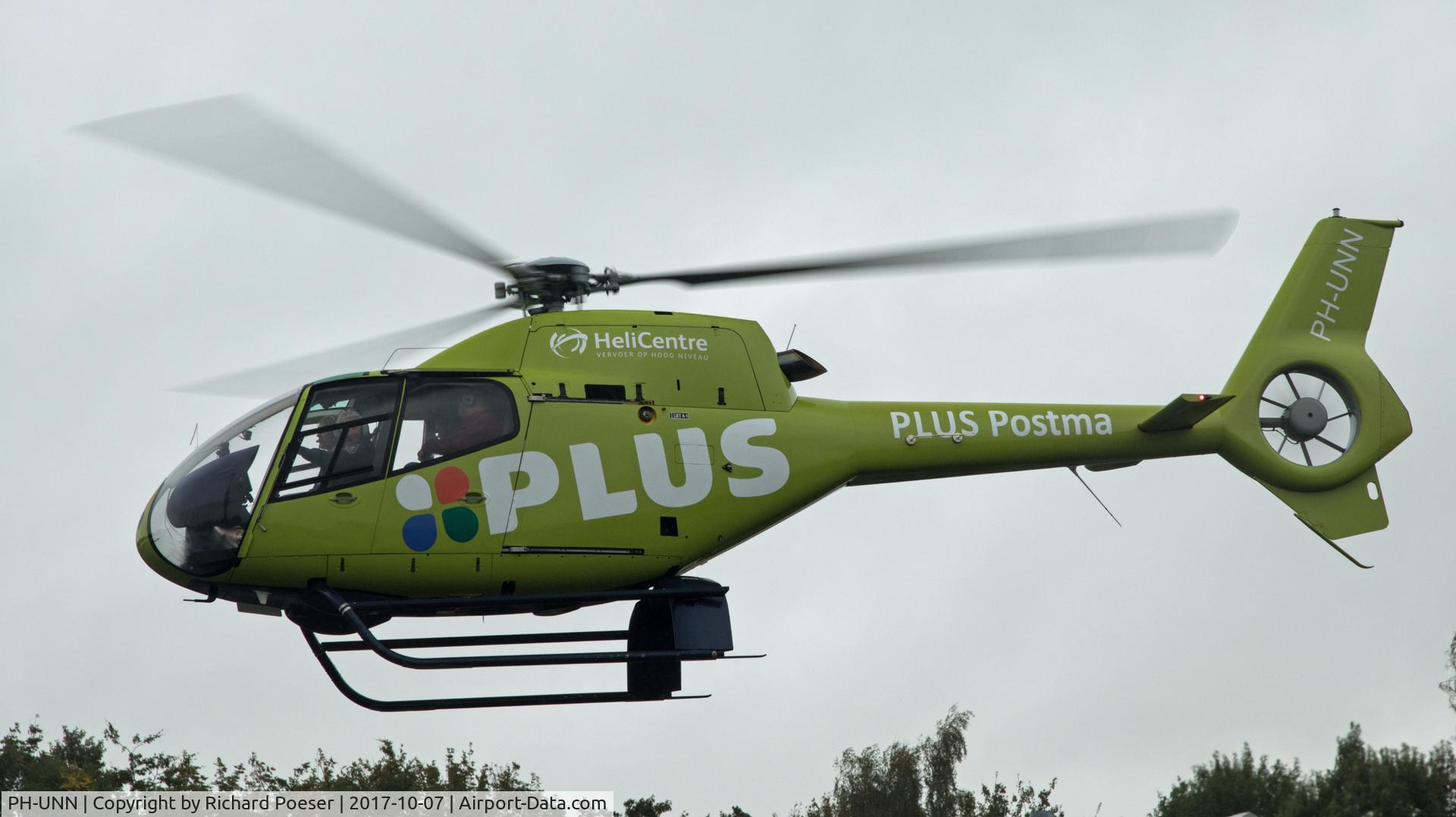 PH-UNN, 2002 Eurocopter EC-120B Colibri C/N 1310, Performing sightseeing flights in Lelystad harbour.