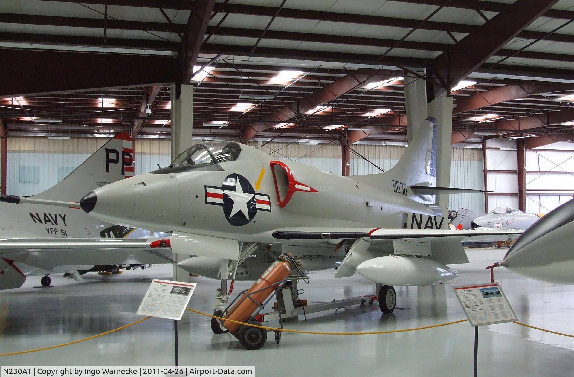 N230AT, Douglas A-4L Skyhawk C/N 12961, Douglas A-4C Skyhawk at the Yanks Air Museum, Chino CA
