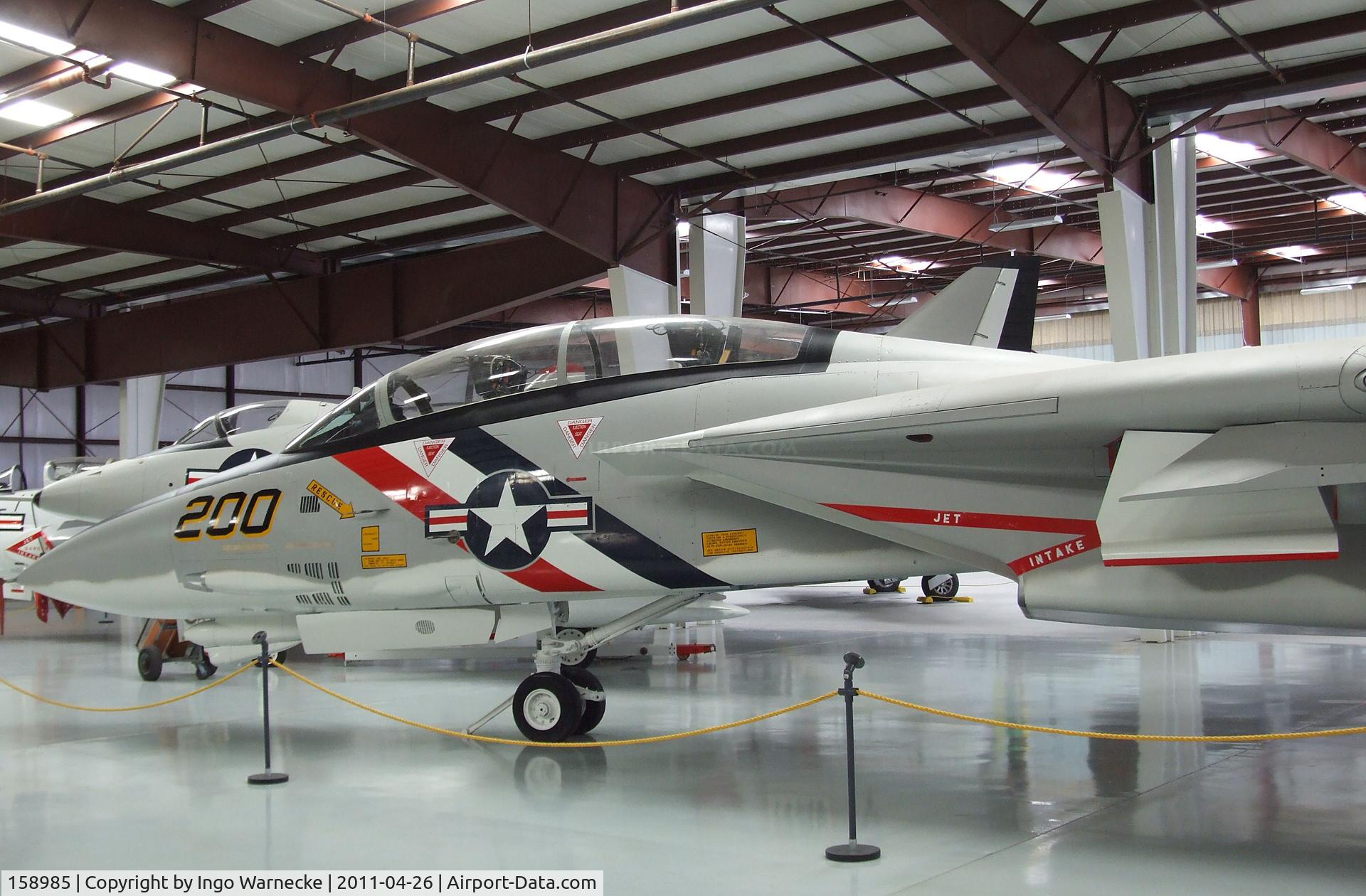 158985, Grumman F-14A Tomcat C/N 46, Grumman F-14A Tomcat at the Yanks Air Museum, Chino CA
