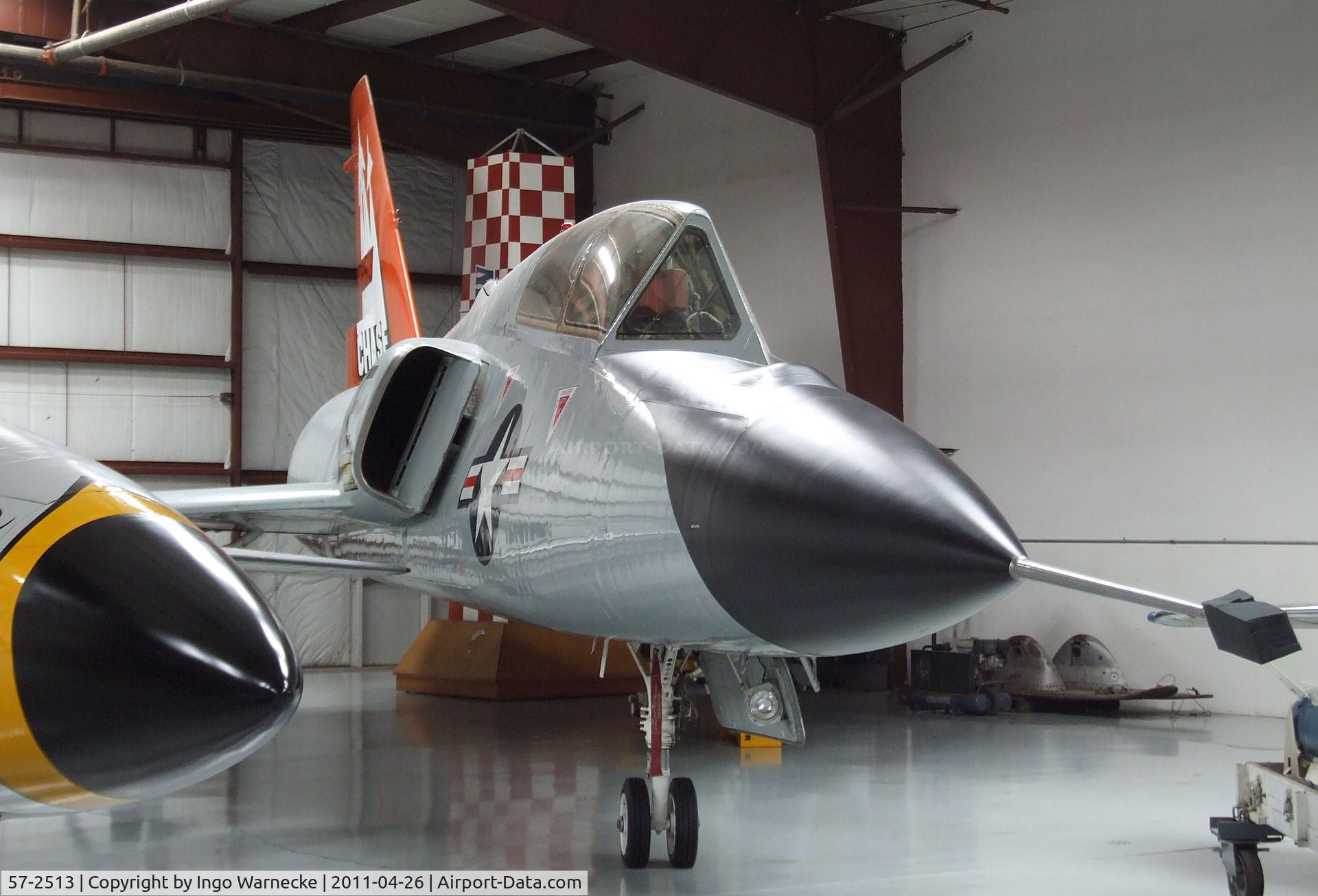 57-2513, 1957 Convair F-106B Delta Dart C/N 8-27-07, Convair F-106B Delta Dart at the Yanks Air Museum, Chino CA