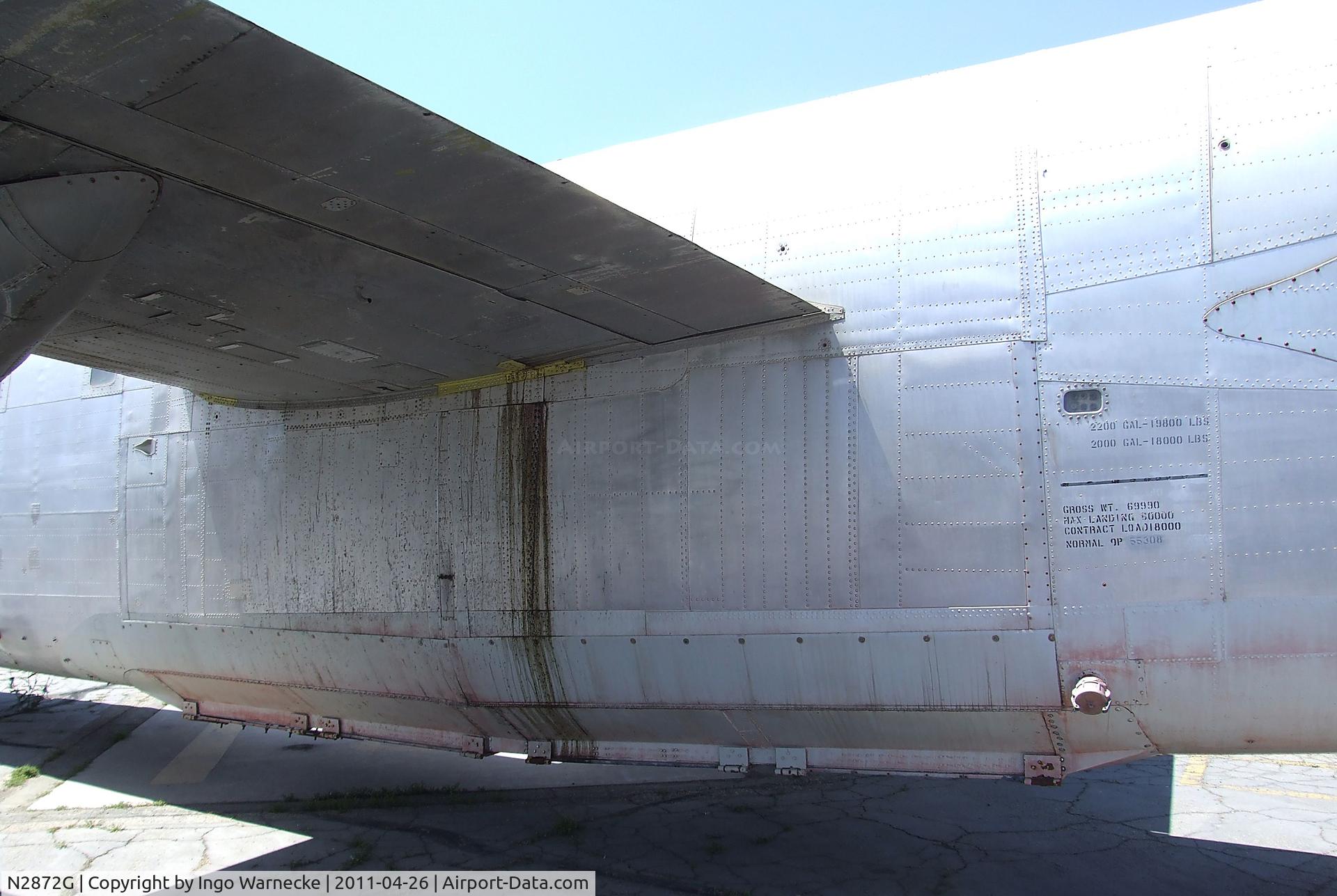 N2872G, 1945 Consolidated Vultee PB4Y-2 C/N 66300, Consolidated PB4Y-2G Privateer (converted to water-bomber) at the Yanks Air Museum, Chino CA