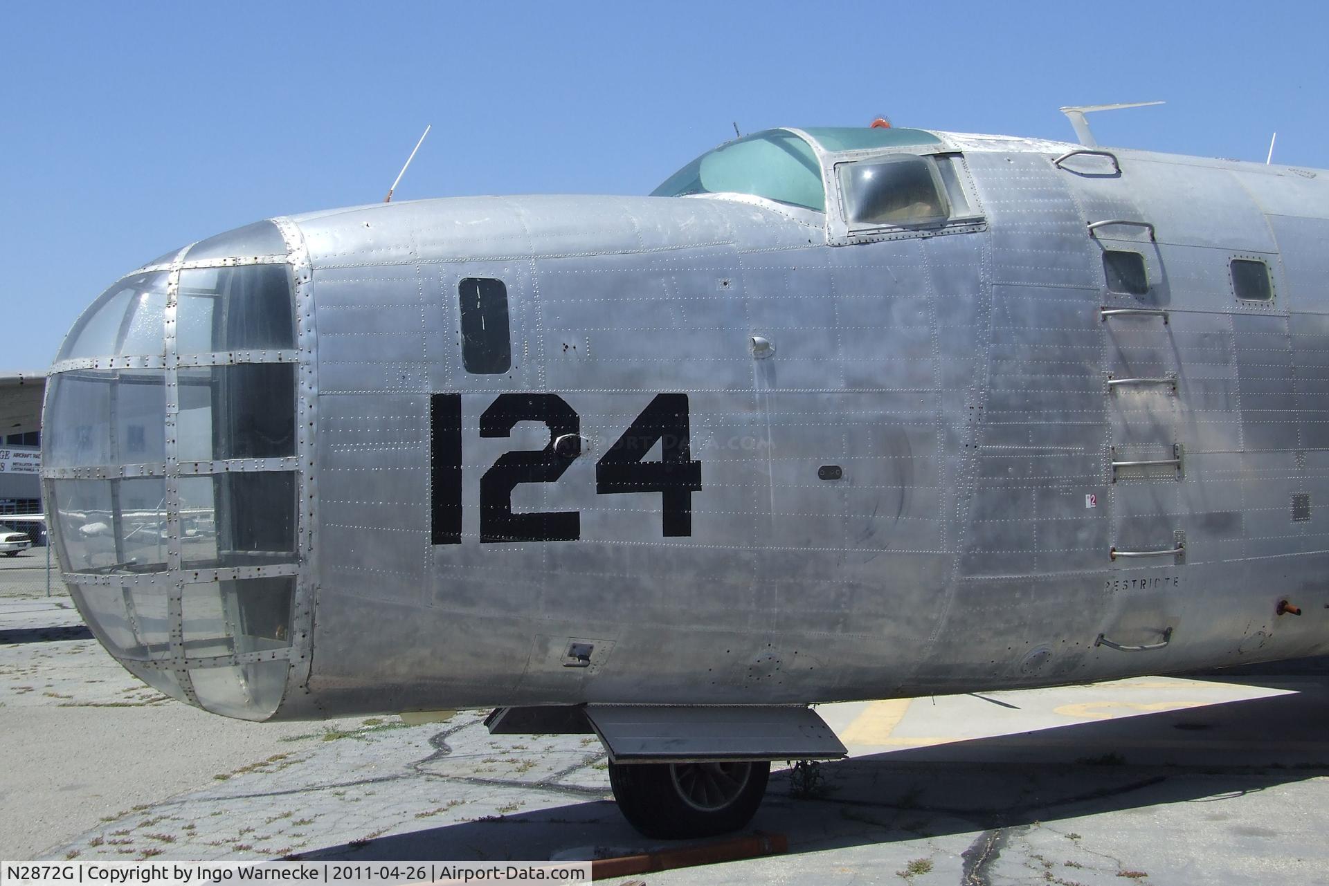 N2872G, 1945 Consolidated Vultee PB4Y-2 C/N 66300, Consolidated PB4Y-2G Privateer (converted to water-bomber) at the Yanks Air Museum, Chino CA