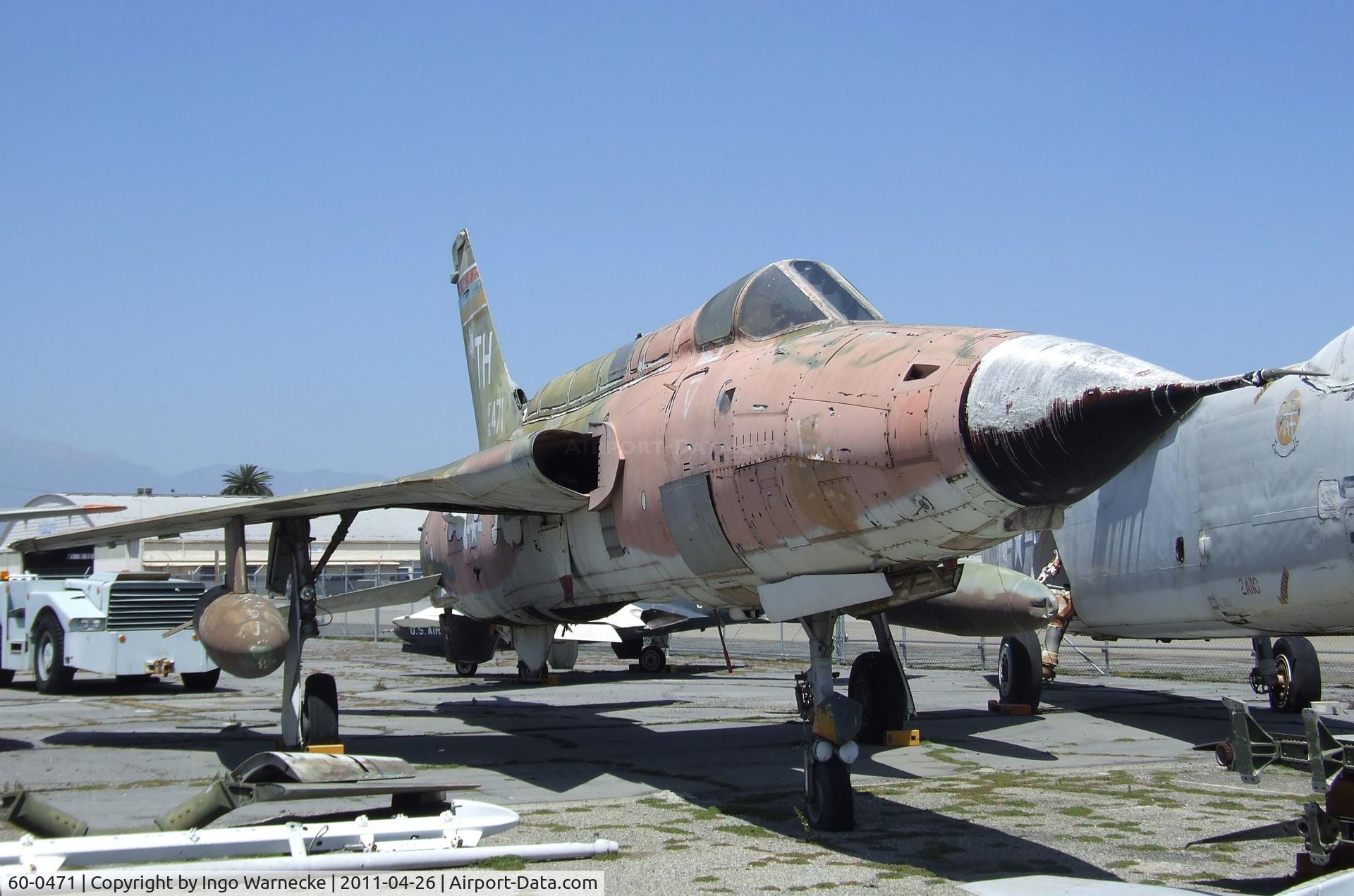 60-0471, 1960 Republic F-105D Thunderchief C/N D159, Republic F-105D Thunderchief 'Thunderstick II'
 at the Yanks Air Museum, Chino CA