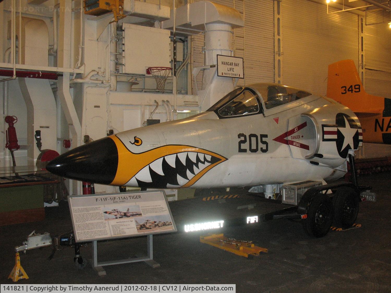 141821, Grumman F-11A Tiger C/N 138, Grumman F-11A Tiger, c/n: 138, USS Hornet