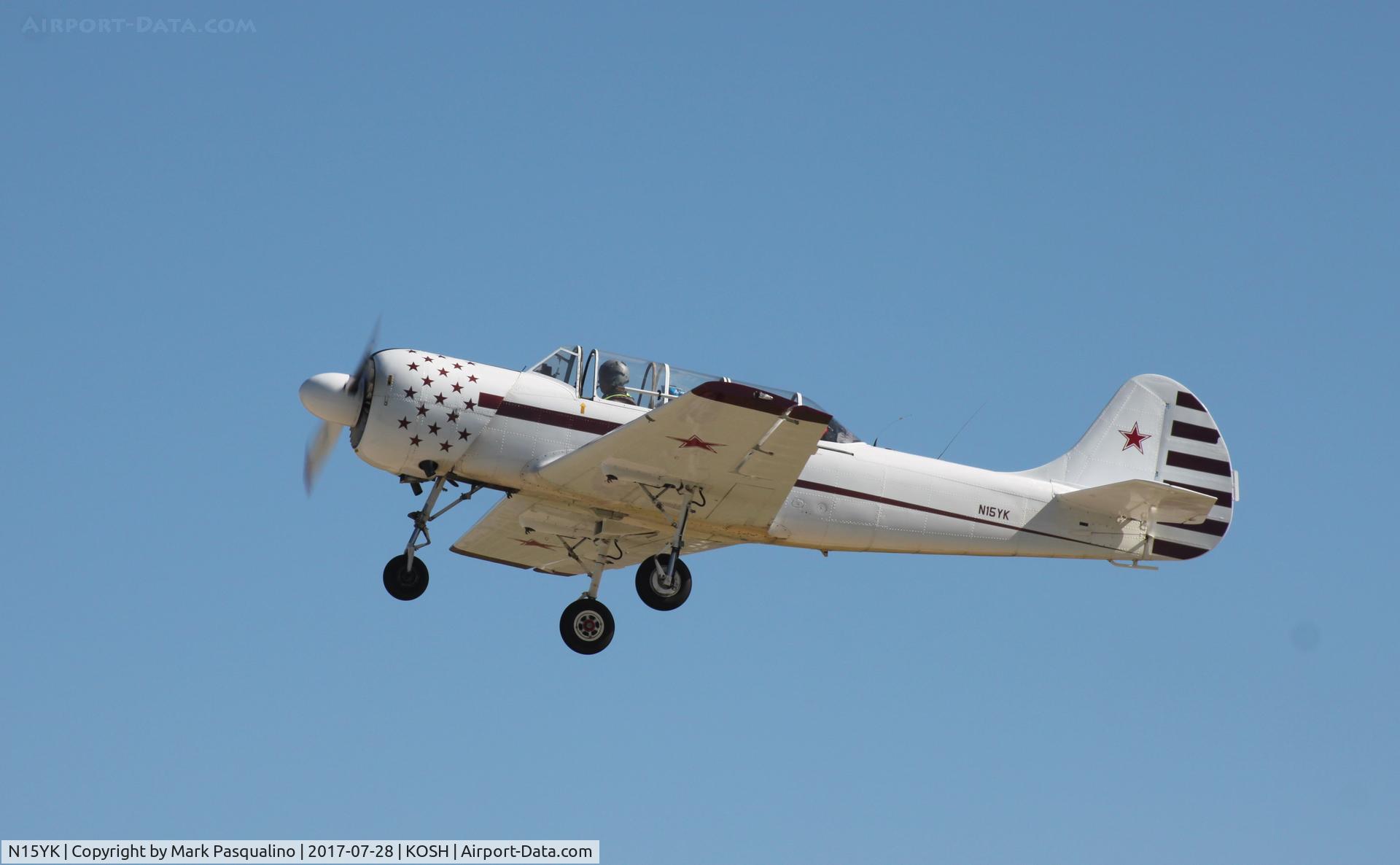 N15YK, 1993 Yakovlev Yak-52 C/N 9311702, YAK-52