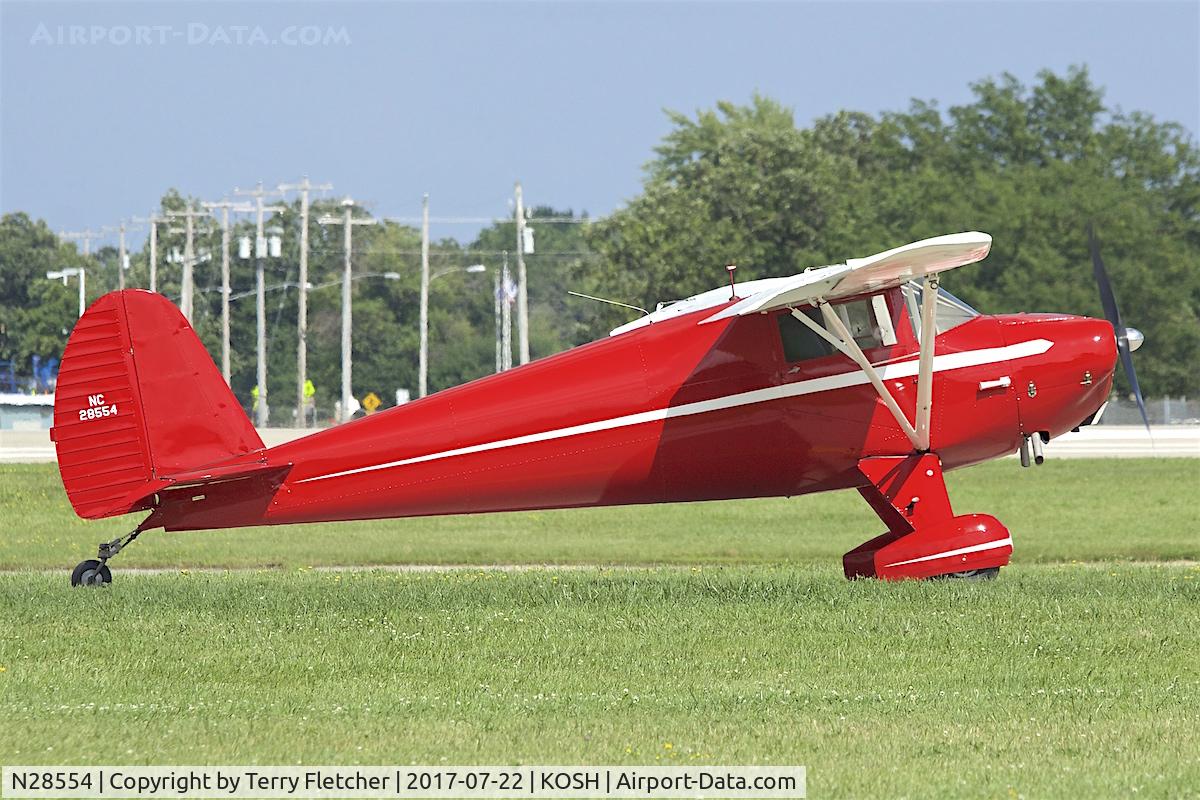 N28554, 1940 Luscombe 8A C/N 1383, At 2017 EAA AirVenture at Oshkosh