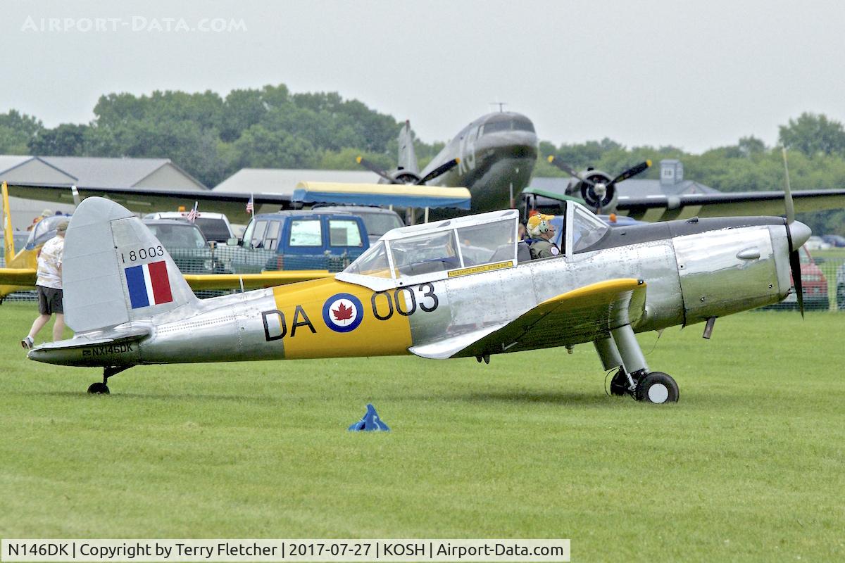 N146DK, De Havilland DHC-1 Chipmunk T.10 C/N C1/0103, At 2017 EAA AirVenture at Oshkosh