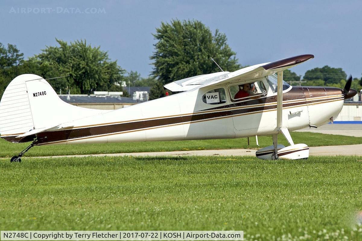 N2748C, 1954 Cessna 170B C/N 26292, At 2017 EAA AirVenture at Oshkosh