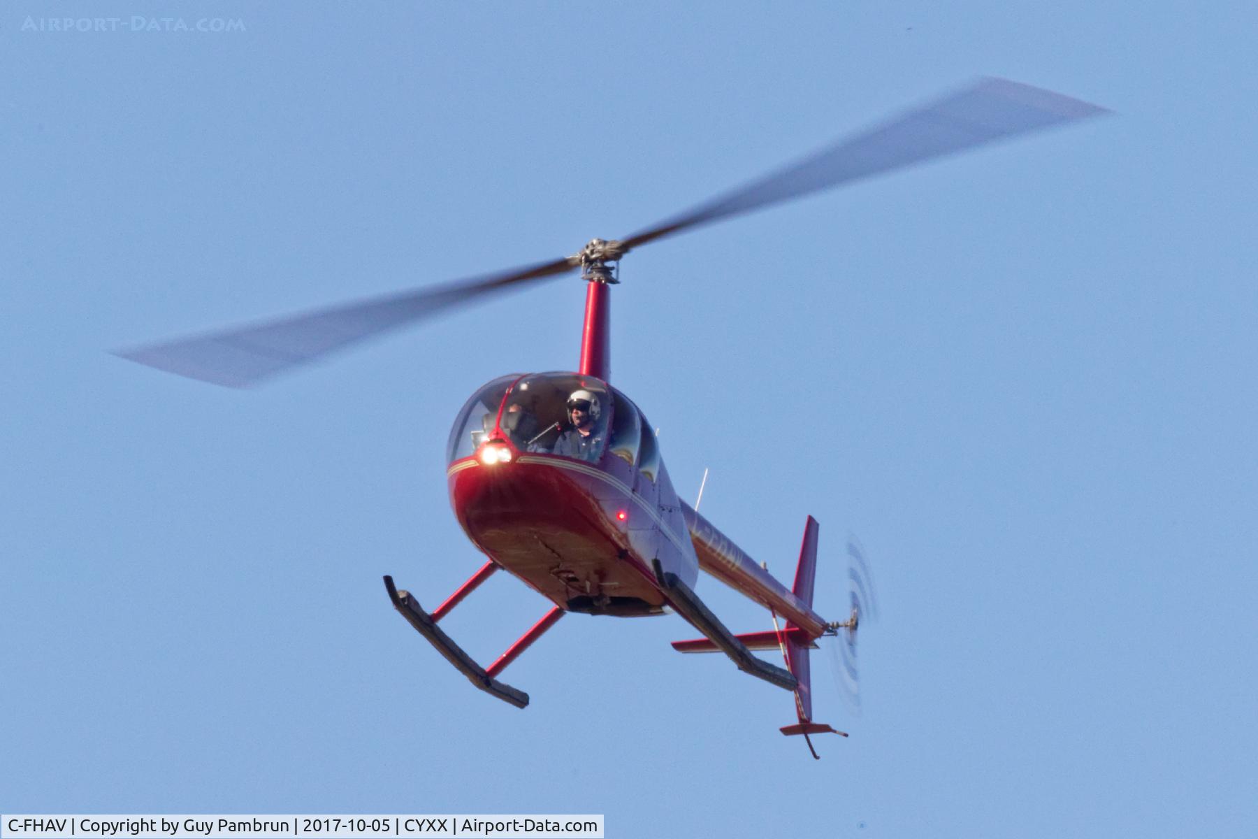 C-FHAV, 2002 Robinson R44 II C/N 10008, Landing