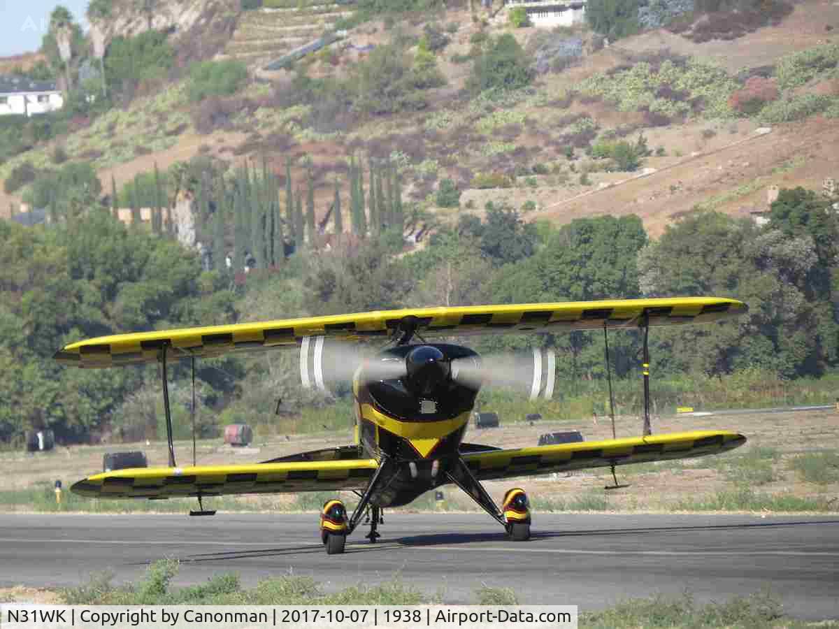 N31WK, 1995 Aviat Pitts S-1T Special C/N 1060, taxing