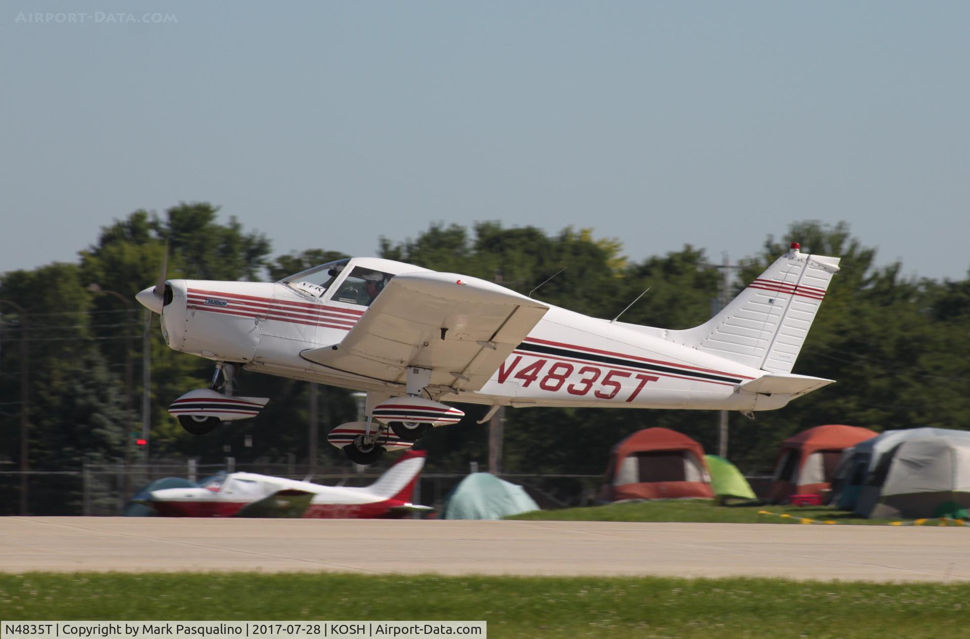 N4835T, 1972 Piper PA-28-140 Cherokee Cruiser C/N 28-7225218, Piper PA-28-140