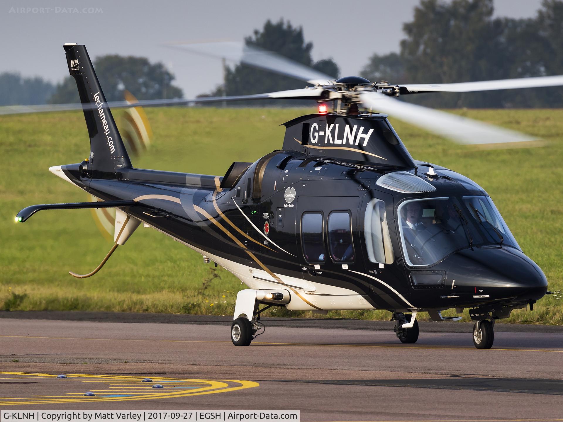 G-KLNH, 2016 AgustaWestland AW-109SP Grand New C/N 22364, Taxiing ....
