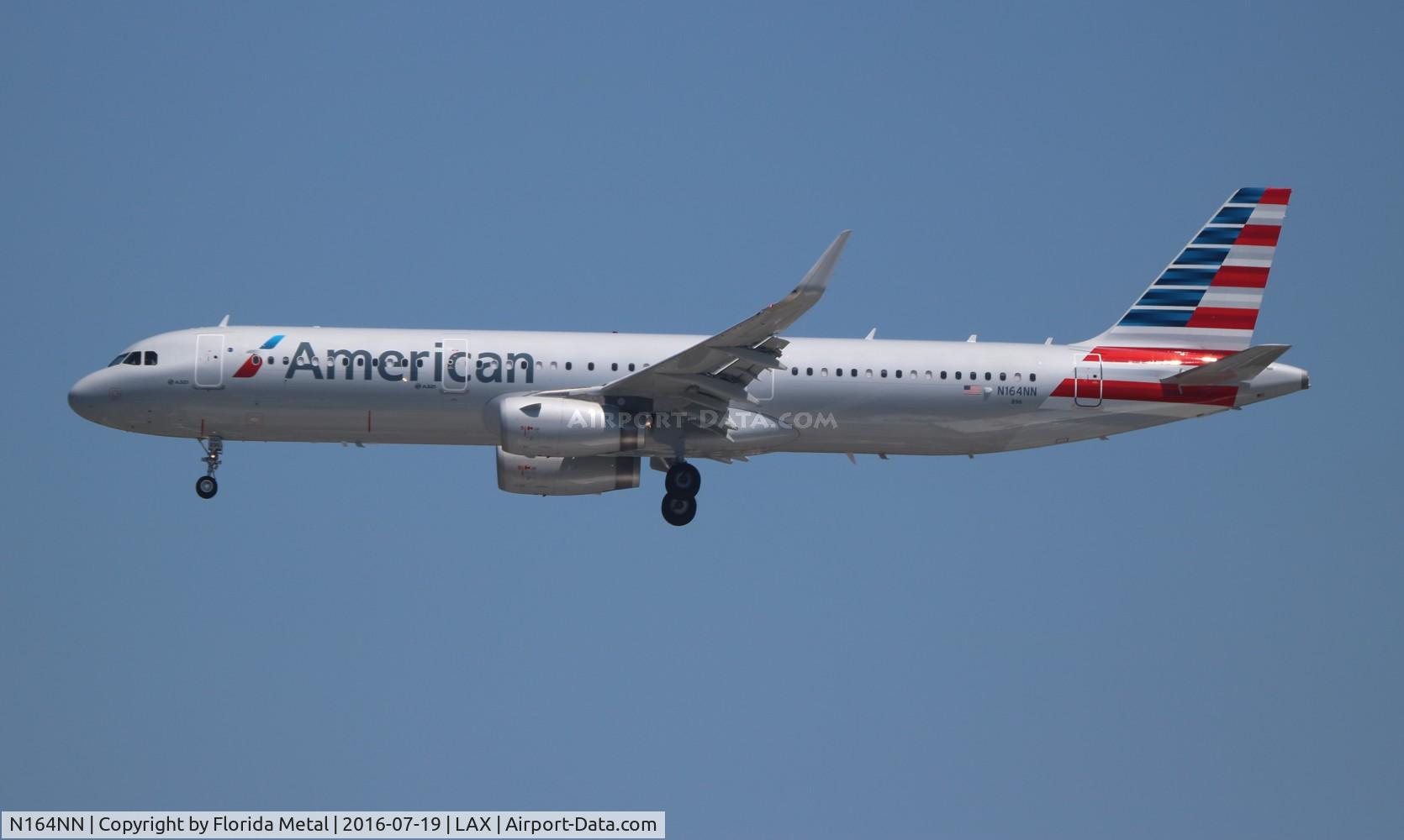 N164NN, 2016 Airbus A321-231 C/N 6909, American