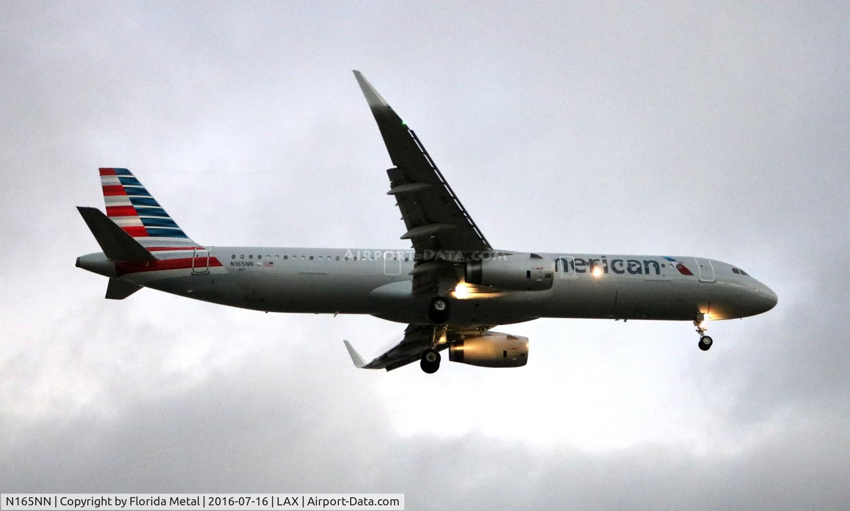 N165NN, 2016 Airbus A321-231 C/N 6956, American