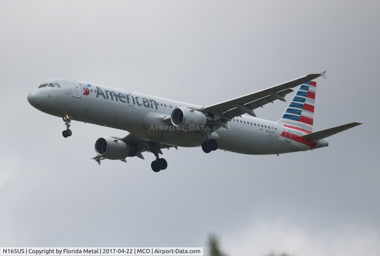 N165US, 2001 Airbus A321-211 C/N 1431, American