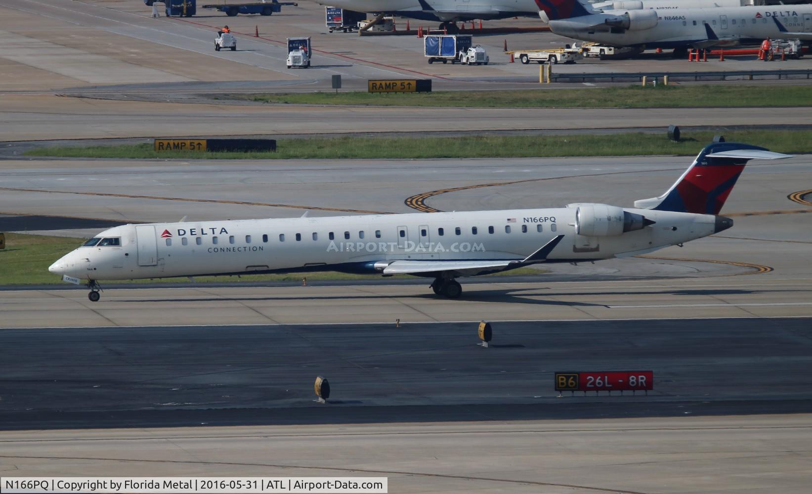 N166PQ, 2008 Bombardier CRJ-900ER (CL-600-2D24) C/N 15166, Delta Connection